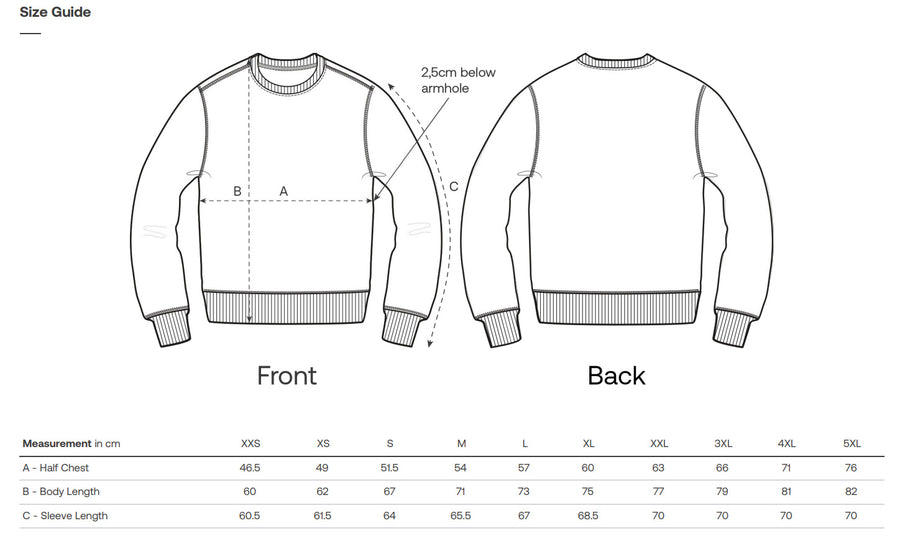 Product Size Guide