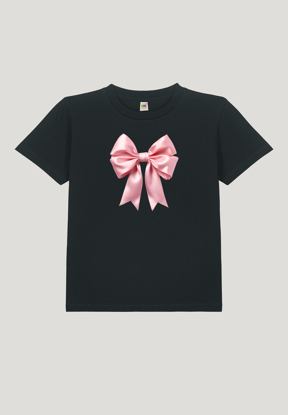 LOOZE Baby Tee - Pink Sløjfe