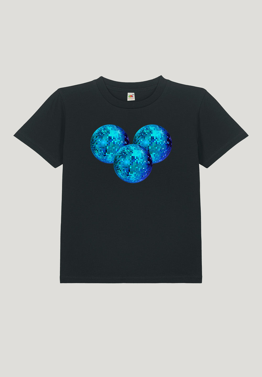 LOOZE Baby Tee - Disco Ball Blue