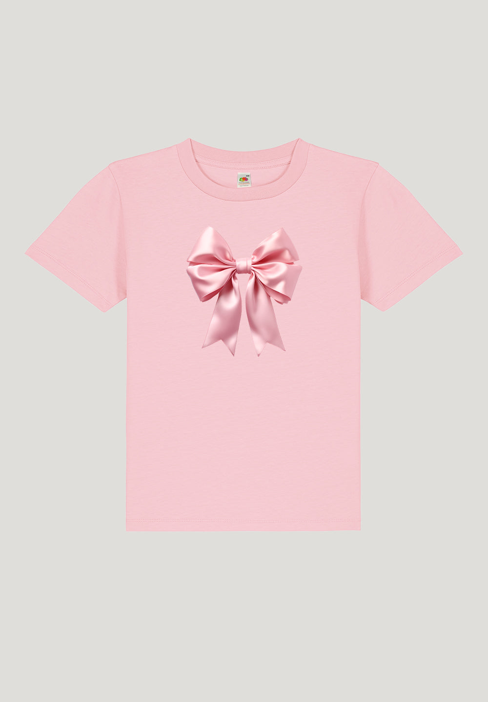 LOOZE Baby Tee - Pink Sløjfe