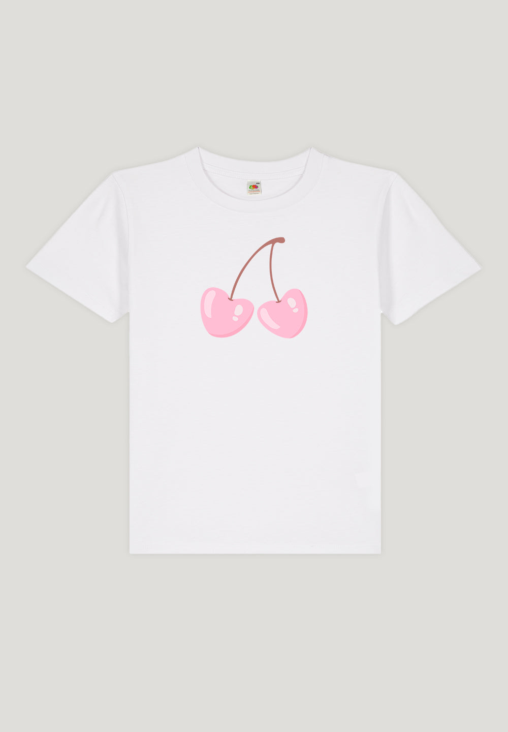 LOOZE Baby Tee - Pink Cherrys